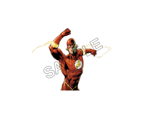 comic the flash glow sample image png