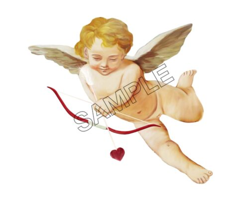 vintage cupid png original valentines day