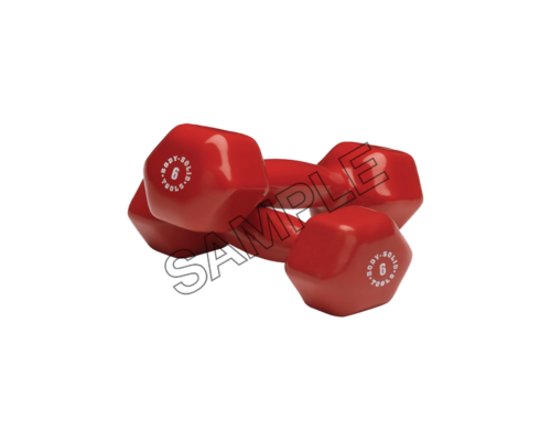 body building red color sample image png