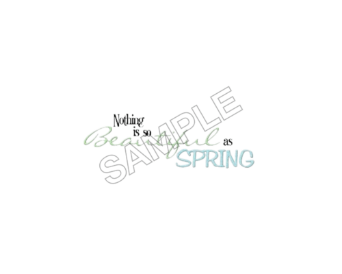 spring is beautiful sample image png