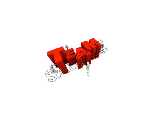 TEAM word effect logo icon sample png