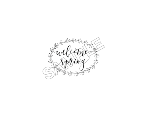 welcome spring sample image png