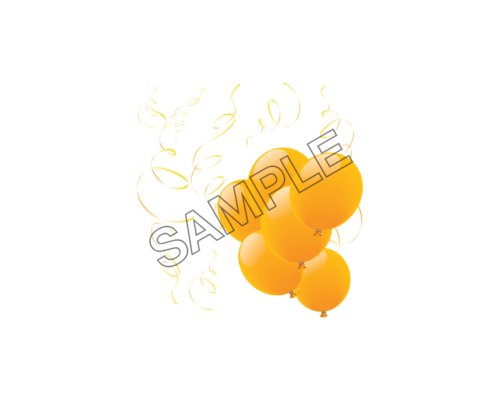 baloons yellow sample image png