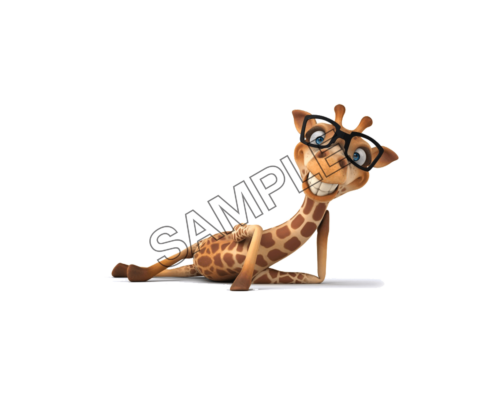 giraffe smiling sample image png