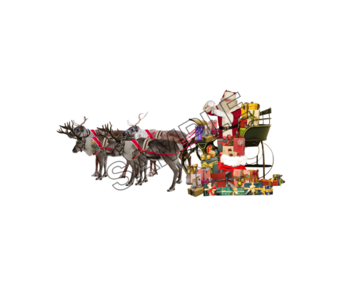 santas sleigh sample image png