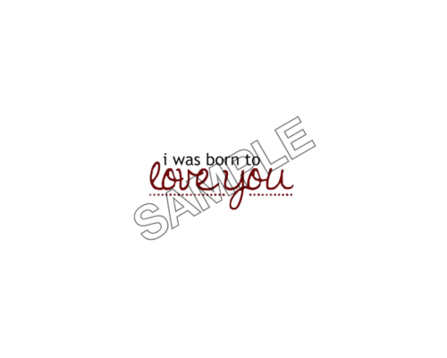 born to love you sample image png