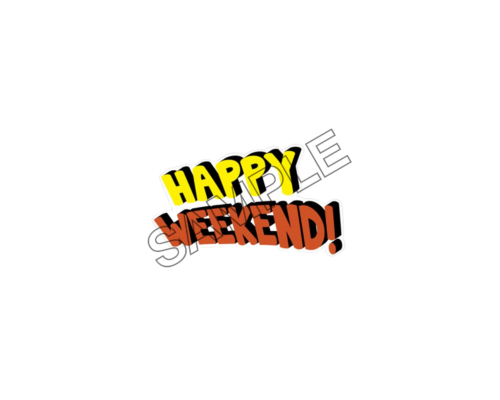 happy weekend sample image png