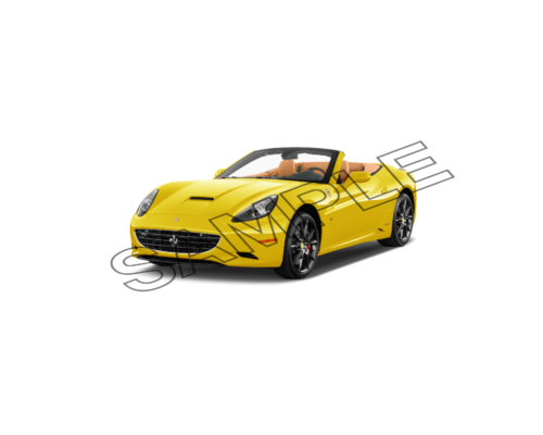 yellow ferrari car sample image png