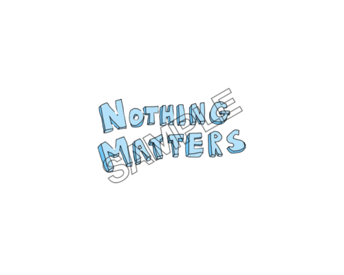 nothing matters word sample image png