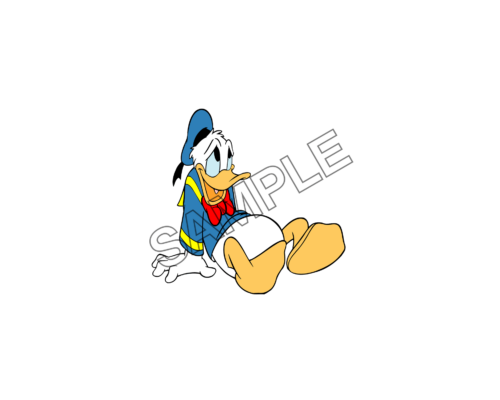 Donald Duck falling sample image png