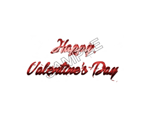 valentines day text sample image png