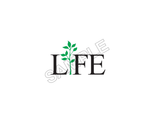 life word and text sample image png