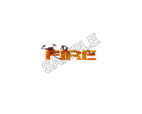 fire word sample image png