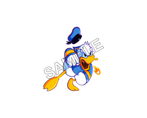 Donald Duck angry sample image png