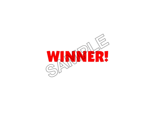 red winner letters sample image png