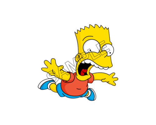 bart simpson falling sample image png