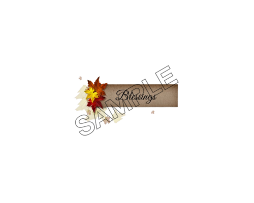 blessing word effect logo icon sample png