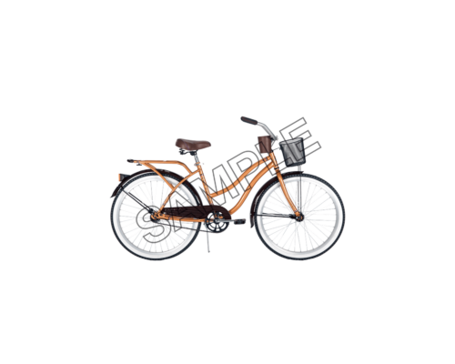 bicycle orange color sample image png