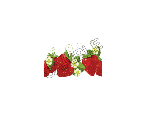 strawberry decoration sample image png