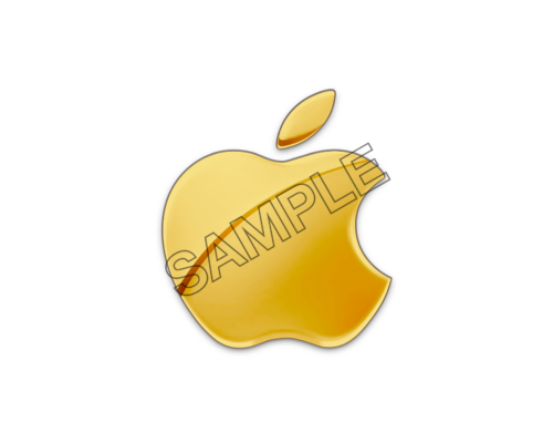 apple logo yellow color sample image png