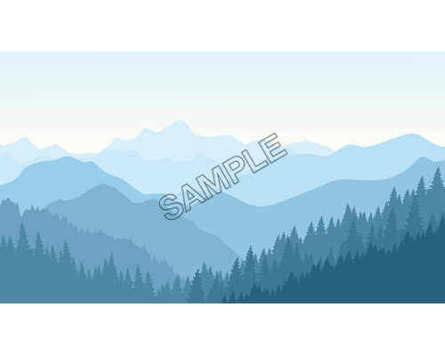 Mountains Background Blue