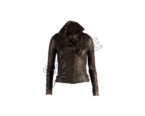 jacket leather brown sample image png