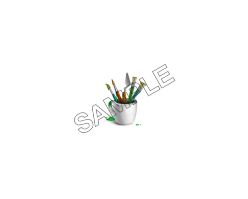 bowl brushes icon sample image png